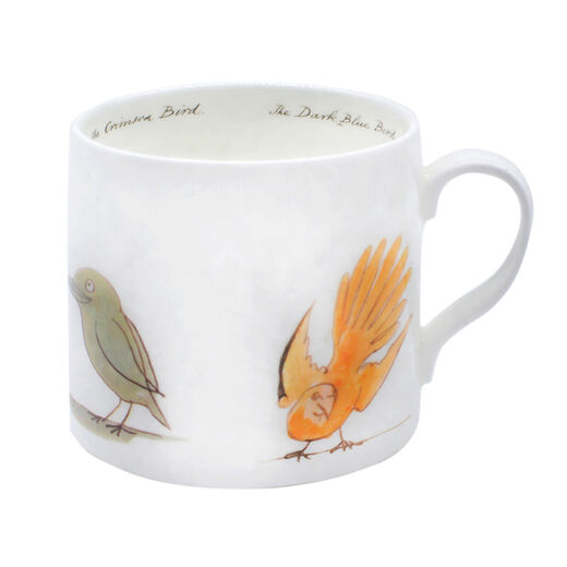 Edward Lear birds mug